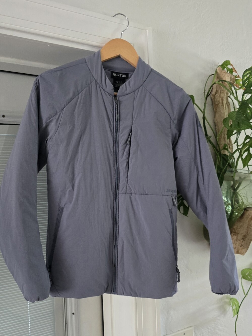 Burton Women's Multipath Light Gray Packable Insulated Jacket
